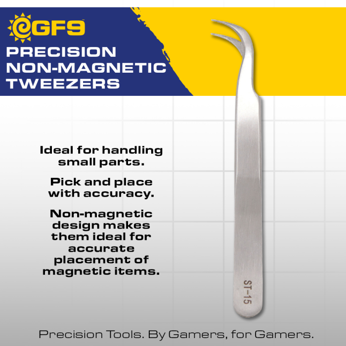 GF9 - Tool: "Precision" Non-Magnetic Tweezers (x1)