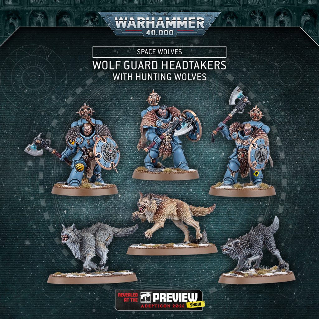 WS - Warhammer 40K - SPACE WOLVES: WOLF GUARD HEADTAKERS