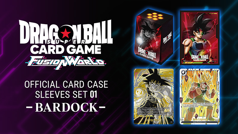 DBS - DBS TCG: Fusion World Official Card Case and Card Sleeves Set 01 - Bardock-