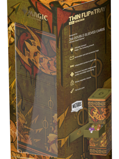 UG - Deckcase: Twin Flip'n'Tray 266+ Xenoskin MTG- Lorwyn Eclipsed- Artifact Mythic