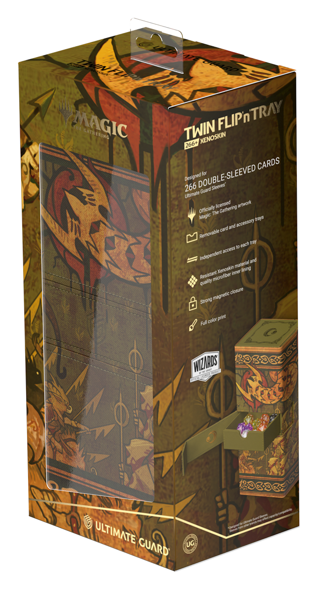 UG - Deckcase: Twin Flip'n'Tray 266+ Xenoskin MTG- Lorwyn Eclipsed- Artifact Mythic