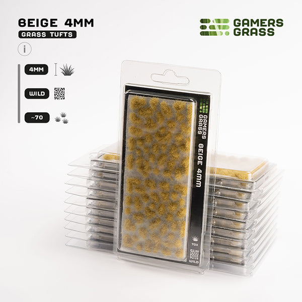 GG - Gamers Grass Tufts: Tufts - Beige 4mm - Wild