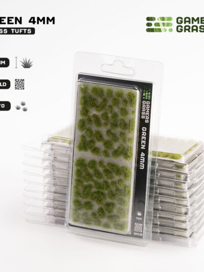GG - Gamers Grass Tufts: Tufts - Light Green 4mm - Wild