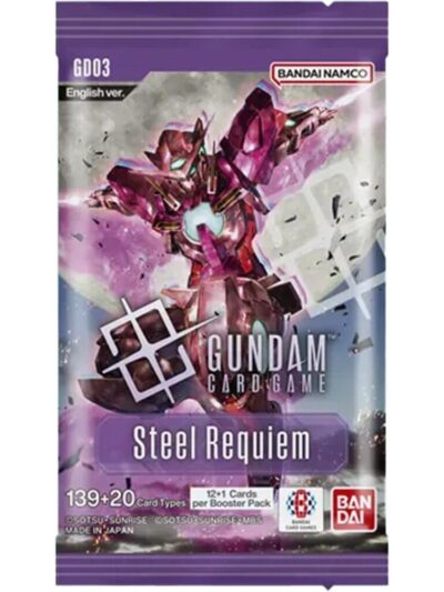 GDM - Gundam Card Game: Steel Requiem Booster Pack Display [GD03] - ENG