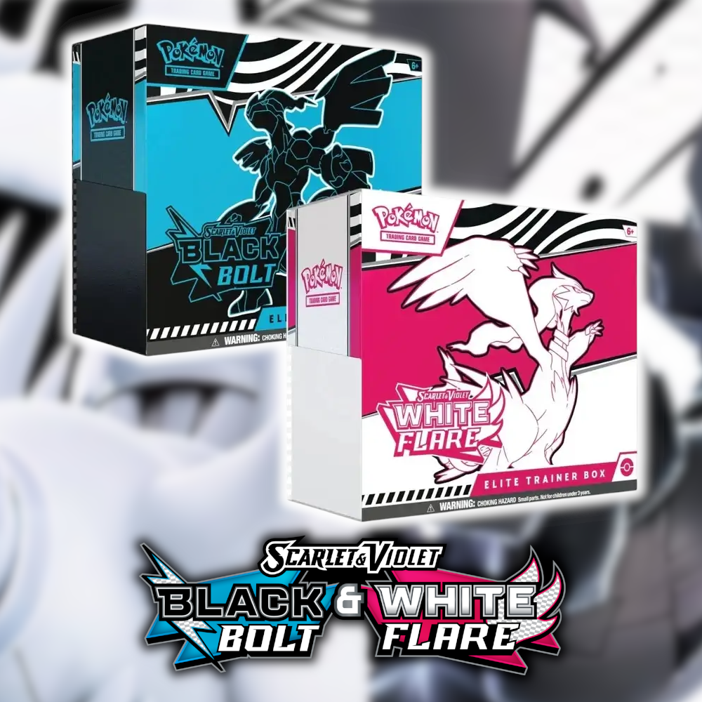 PKM - Pokémon TCG: Scarlet & Violet 10.5 - "Black Bolt & White Flare" Black/White Bolt Elite Trainer Box - ESP