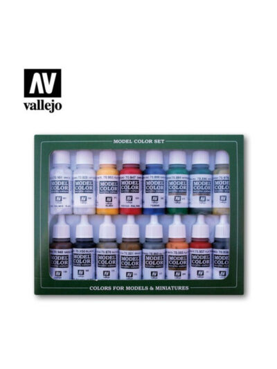 VAL - Model Color Set: Napoleonic Colors French & British 1789-1815 (16 Model Color Paints), 17 ml