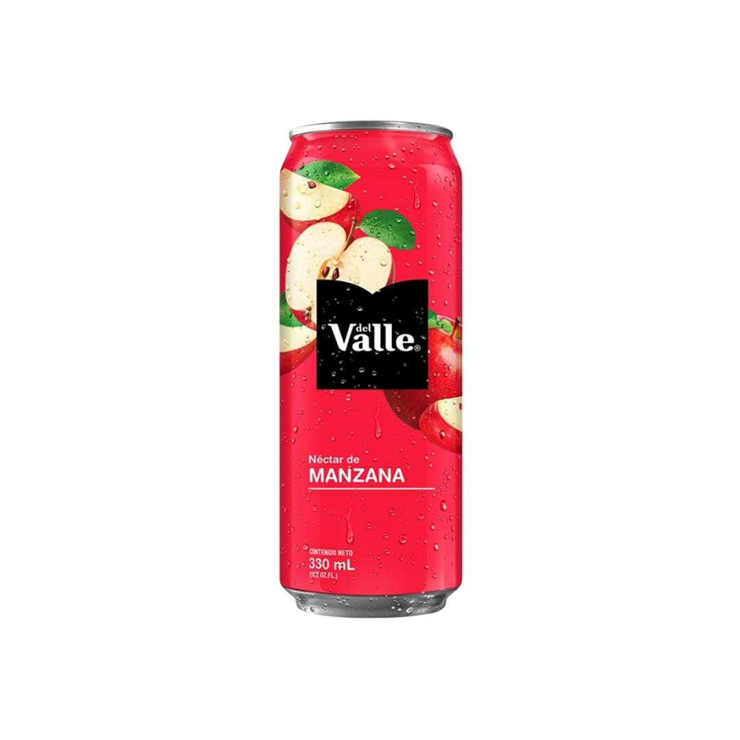 Food-Gaseosa: Del Valle Manzana 330ml