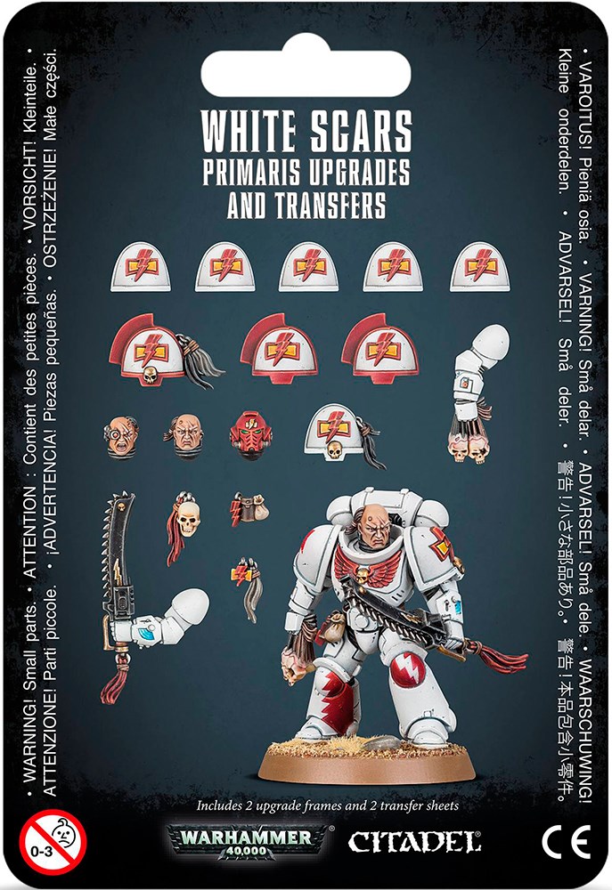 WS - White Scars Primaris Upgrades with Transfers - EN