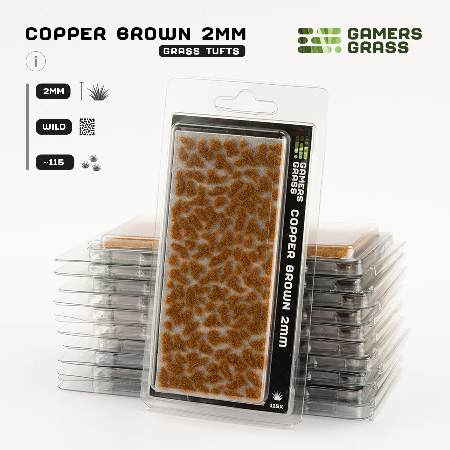 GG - Gamers Grass Tufts: Tufts - Copper Brown 2mm - Wild