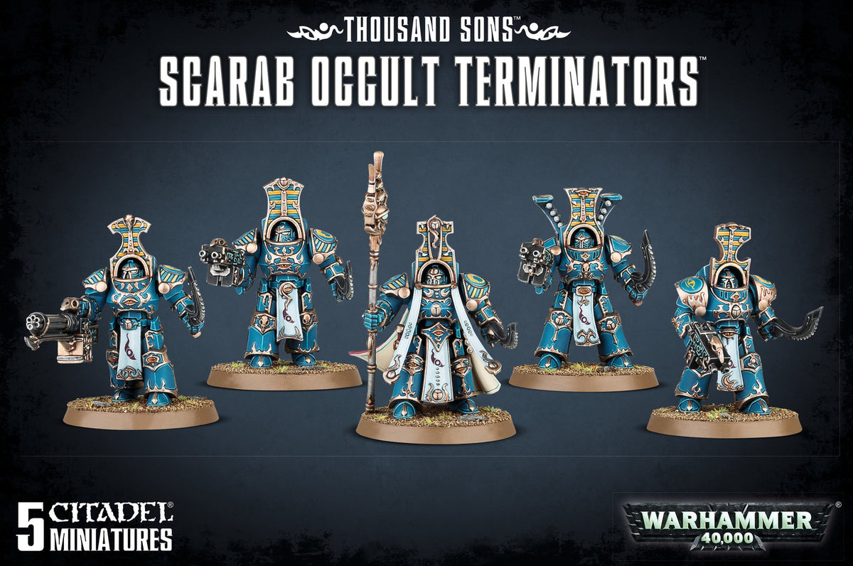WS - Warhammer 40,000 - Thousand Sons Scarab Occult Terminators - EN