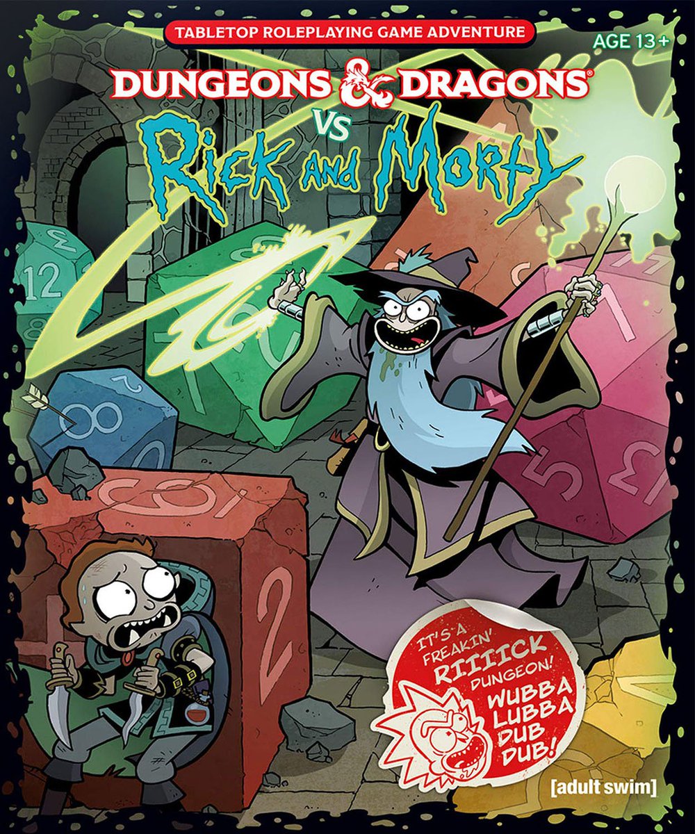 DnD - D&D 5th Edition - Dungeons & Dragons versus Rick and Morty - EN