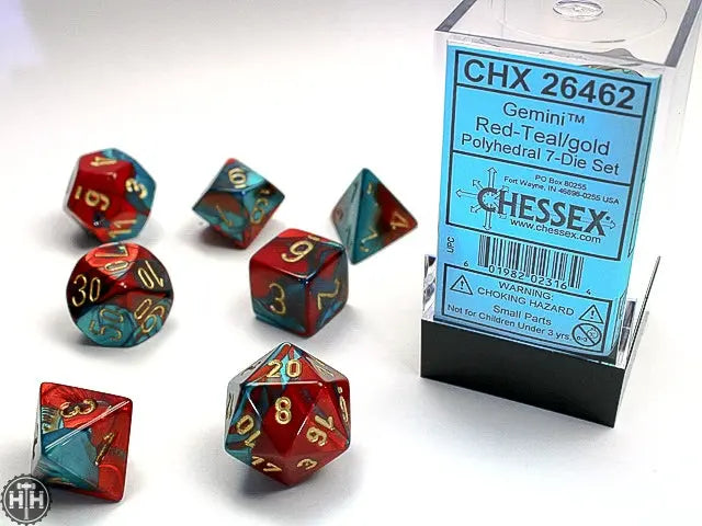 Dice - CHX 27441 / 26462 / 27503 Gemini 7-Die Set