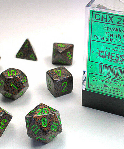 Dice - CHX 25311 / 25310 / 25328 Speckled 7-Die Set