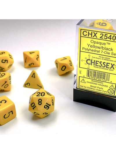 Dice - CHX 25304 / 25316 / 25303 - Opaque Polyhedral 7-Die Set