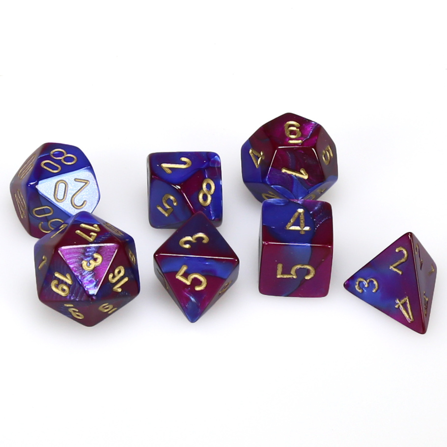 Dice - CHX 26428 Gemini Polyhedral 7-Die Set