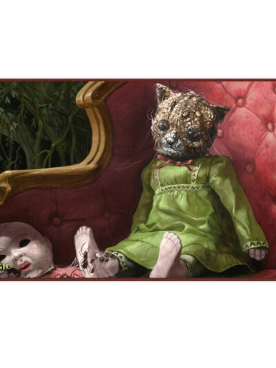 UG - Playmat: MTG- Duskmourn- Twitching Doll Limit Run Release: One and done