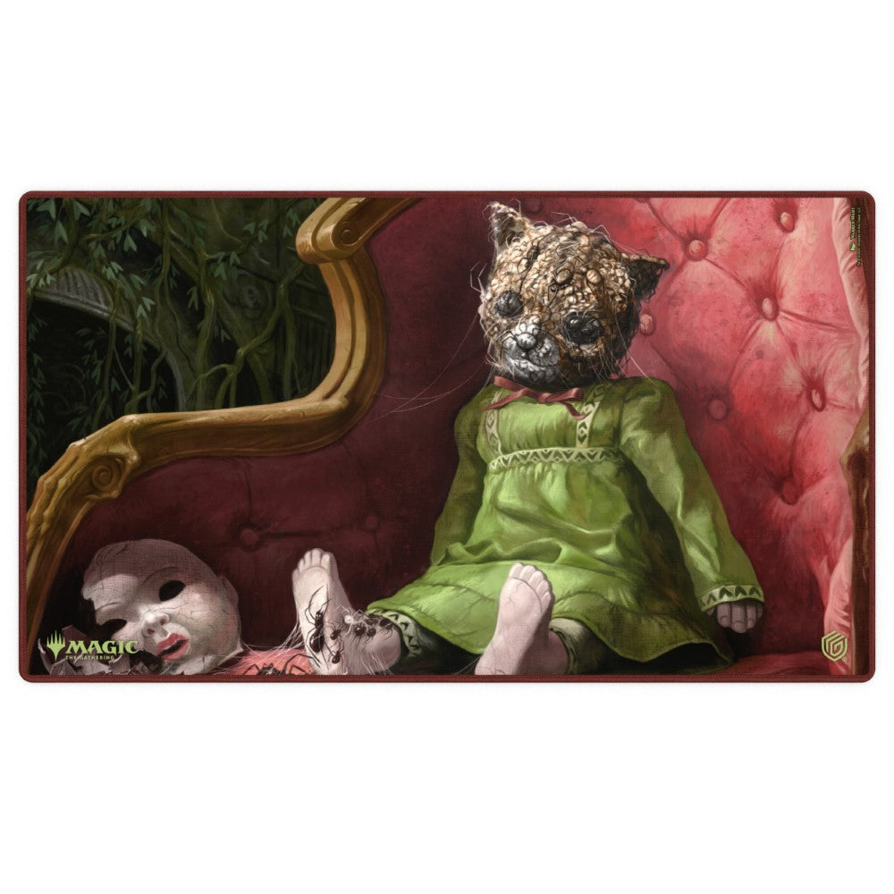 UG - Playmat: MTG- Duskmourn- Twitching Doll Limit Run Release: One and done