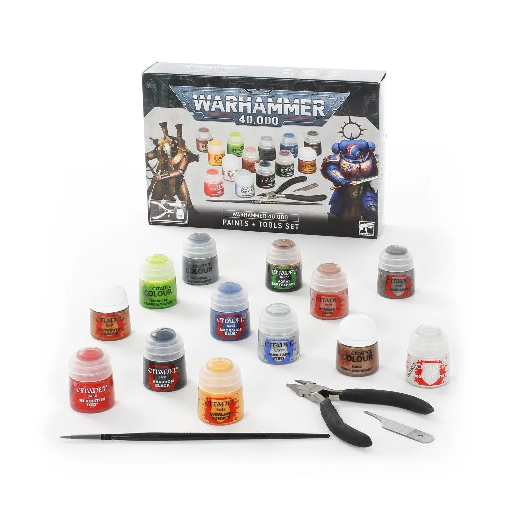 WS - Warhammer 40,000 - Paints + Tools Set - EN