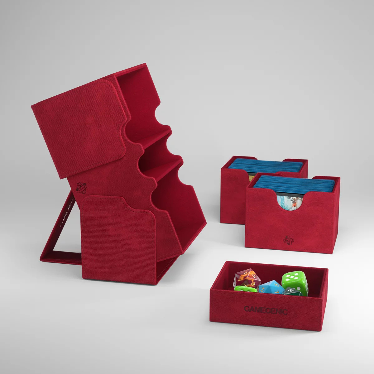 Gamegenic Deck Box: Stronghold 200+ XL Convertible Red