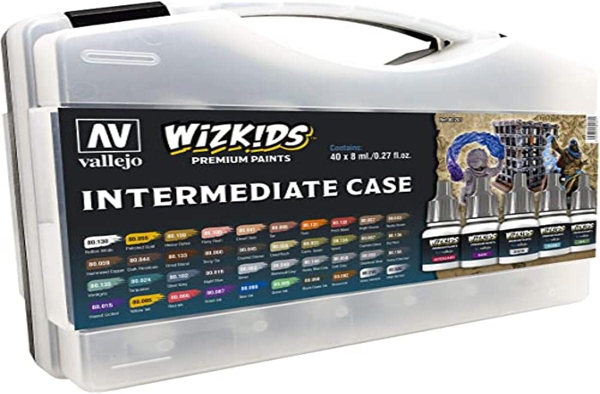 VAL - Wizkids Paints Case: Intermediate (40 colors), 8 ml.
