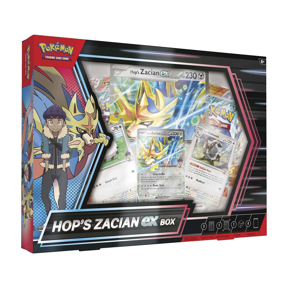 PKM - Pokémon TCG: Hop’s Zacian ex Box Case