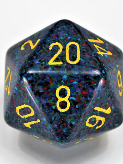 Dice 34mm 1D20 Speckled