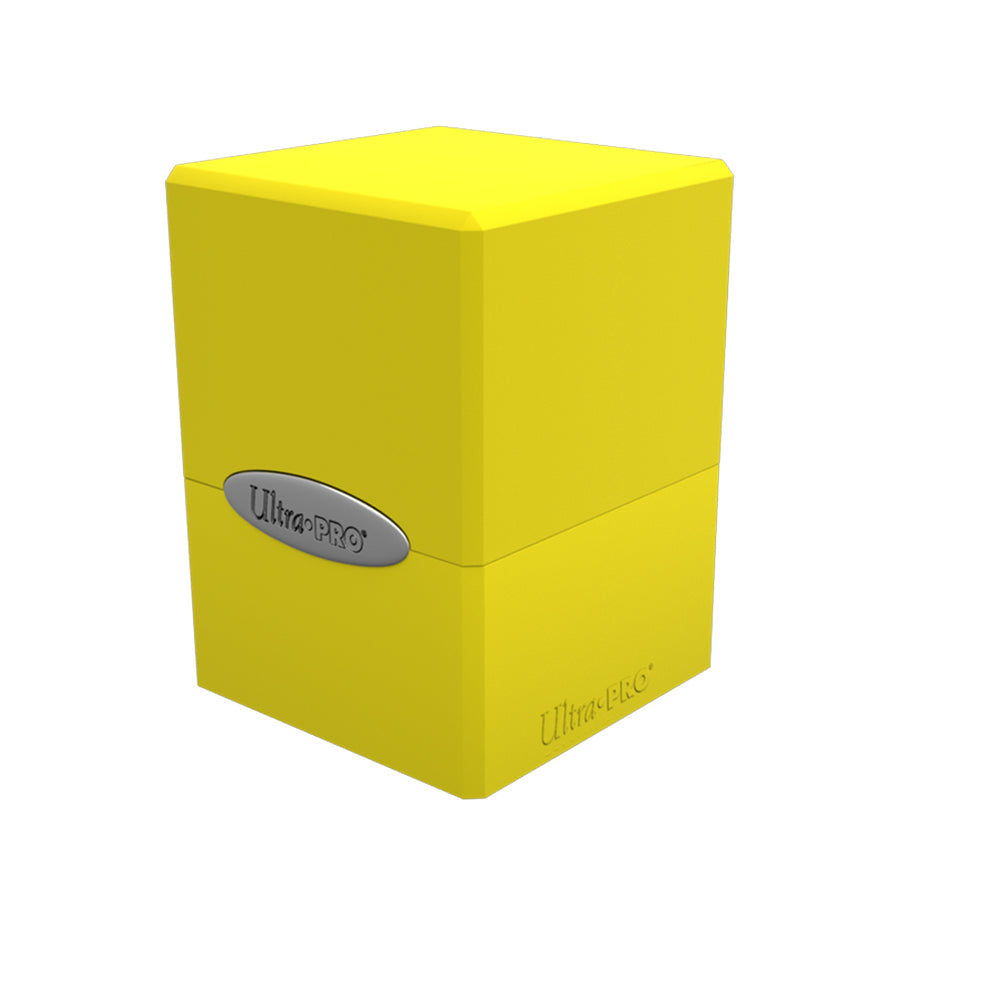 UP - Deckbox: Satin Cube - Lemon Yellow