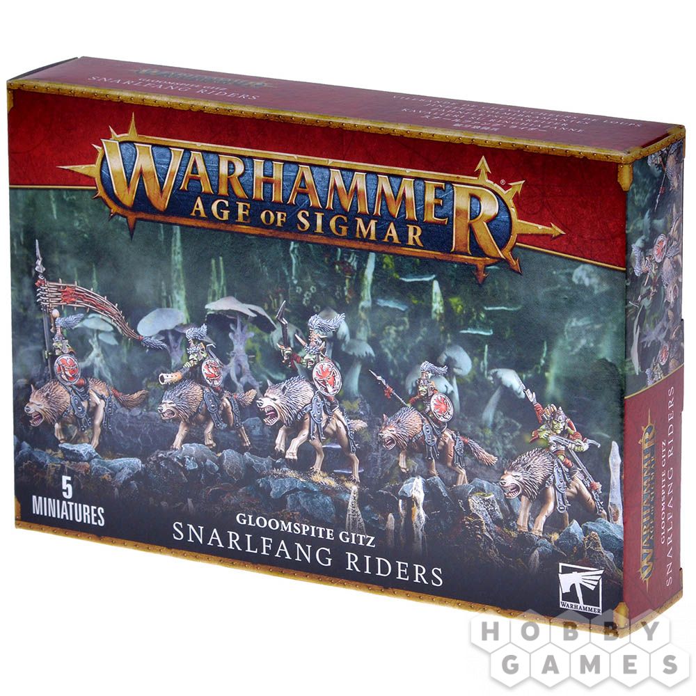 WS - AoS - GLOOMSPITE GITZ: SNARLFANG RIDERS - EN