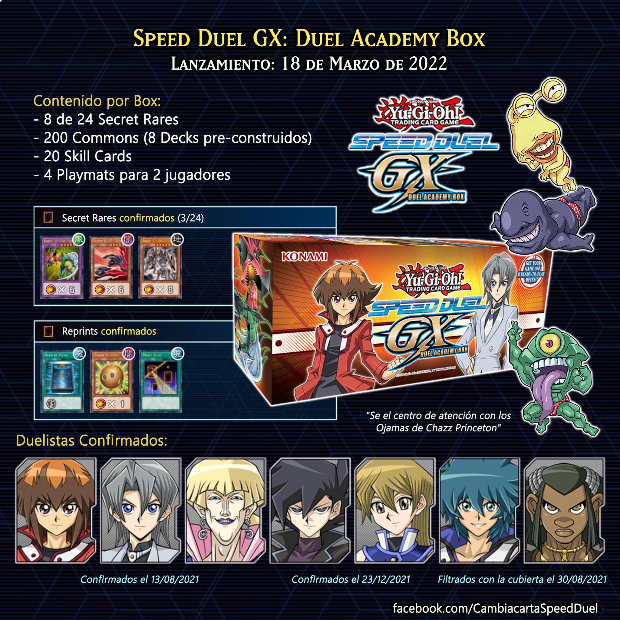 YGO - TCG: Speed Duel GX: Duel Academy Starter & Expansion Box - EN