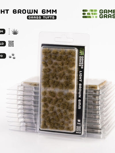 GG - Gamers Grass Tufts: Tufts - Light Brown 6mm - Wild