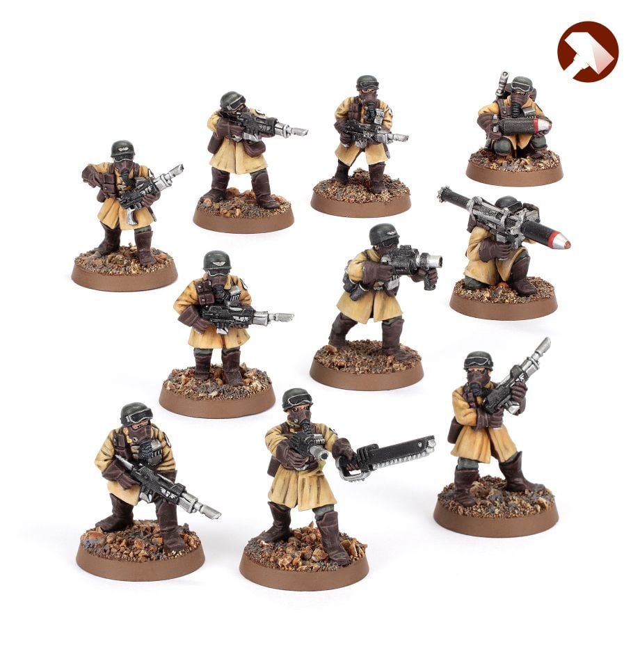 WS - Warhammer 40,000 - Armageddon Steel Legion Infantry Squad