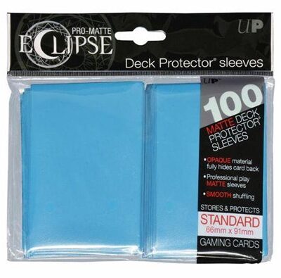 Ultra Pro Matte Eclipse Standard 100ct LIGHT BLUE