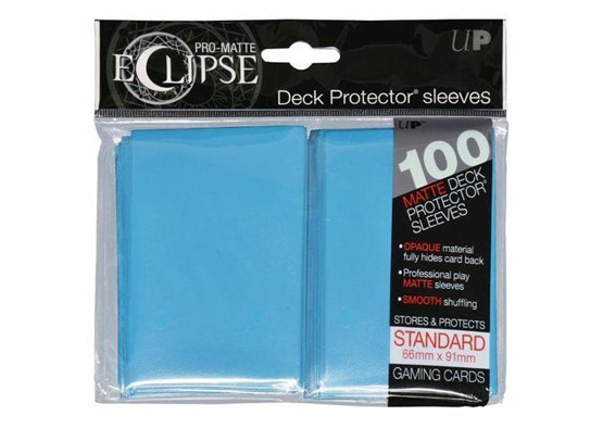 Ultra Pro Matte Eclipse Standard 100ct LIGHT BLUE