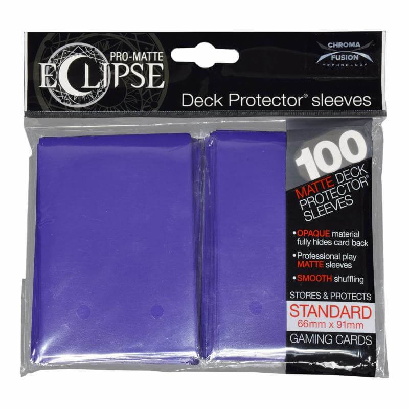 Ultra Pro Matte Eclipse Standard 100ct DARK PURPLE
