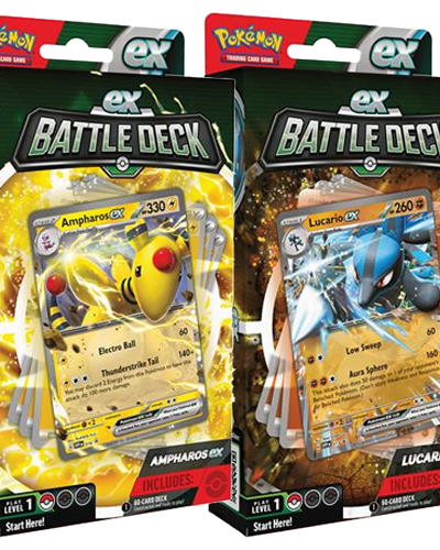 PKM - Battle Deck : Ex Ampharos / Lucario - EN