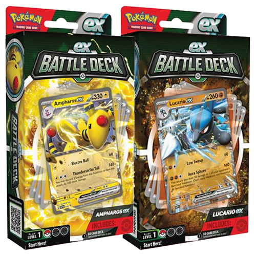 PKM - Battle Deck : Ex Ampharos / Lucario - ES