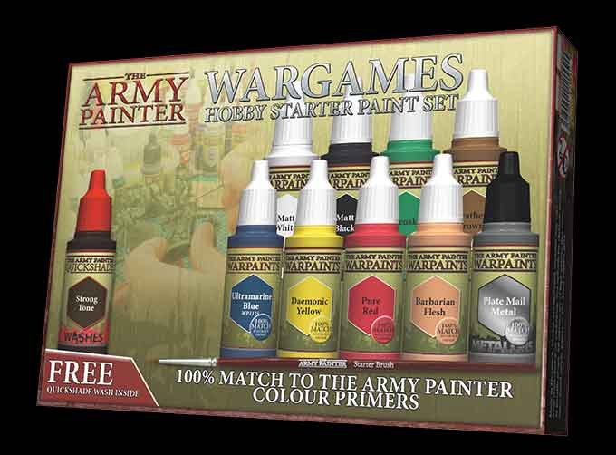 TAP - Army Painter- Wargames Hobby - Starter Paint Set