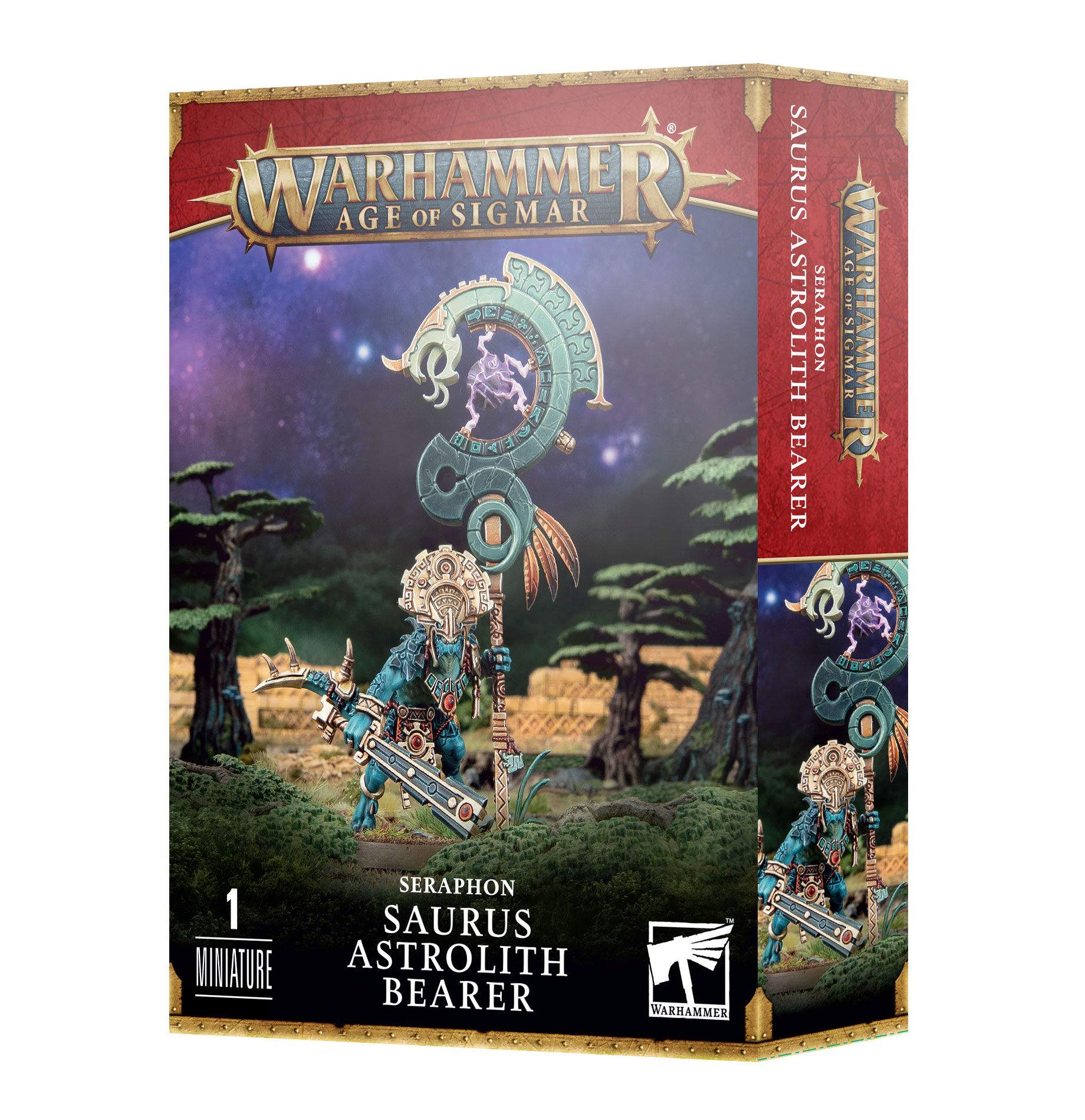 WS - Warhammer Age of Sigmar - Seraphon - Saurus Astrolith Bearer- EN