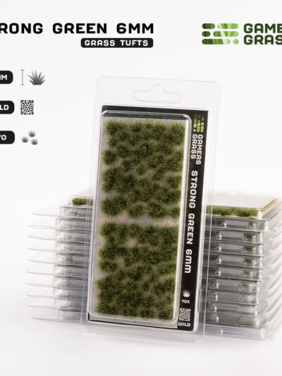 GG - Gamers Grass Tufts: Tufts - Strong Green 6mm - Wild