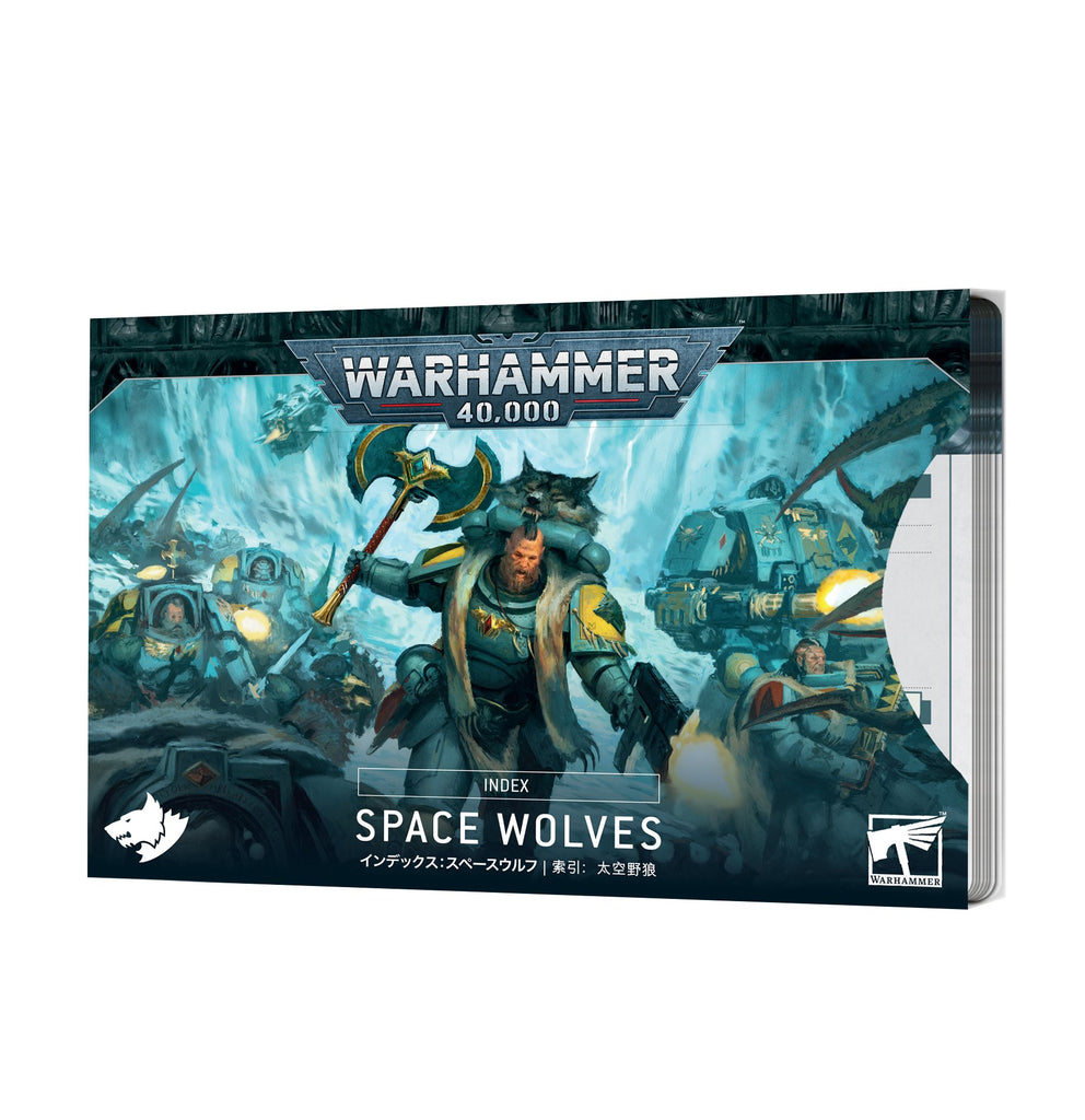 WS - Warhammer 40K - Index Card - Spaces Marines- Space Wolves - ESP