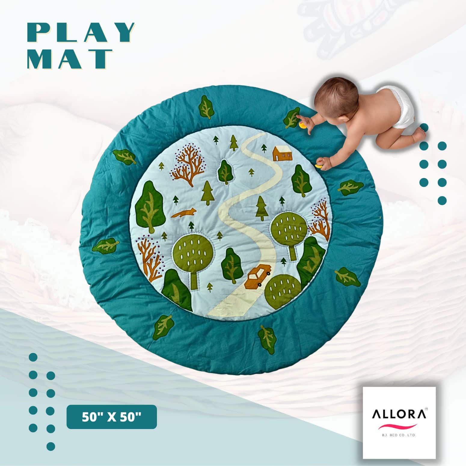 Playmat con costura