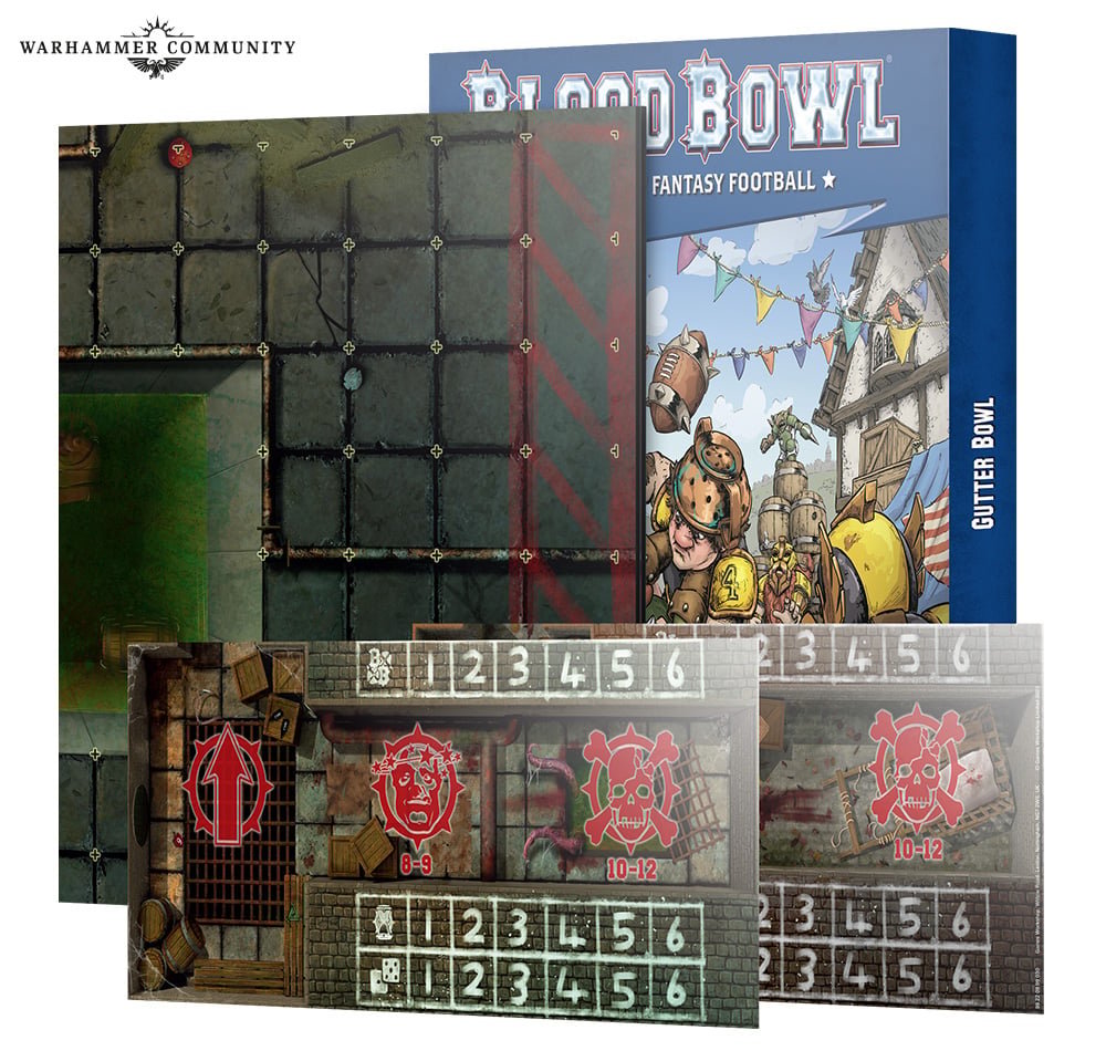 WS - BLOOD BOWL: GUTTERBOWL PITCH & RULES