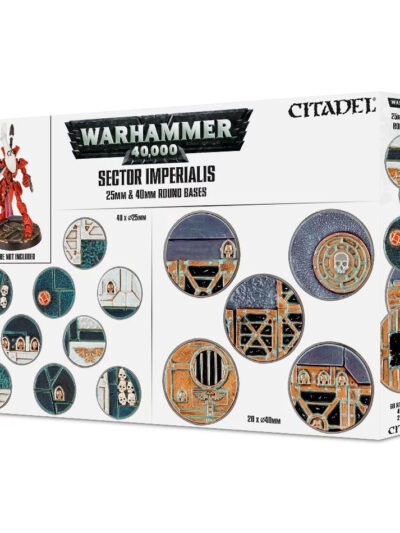 WS - Warhammer Age of Sigmar - Sector Imperials 25mm y 40 mm Round Bases