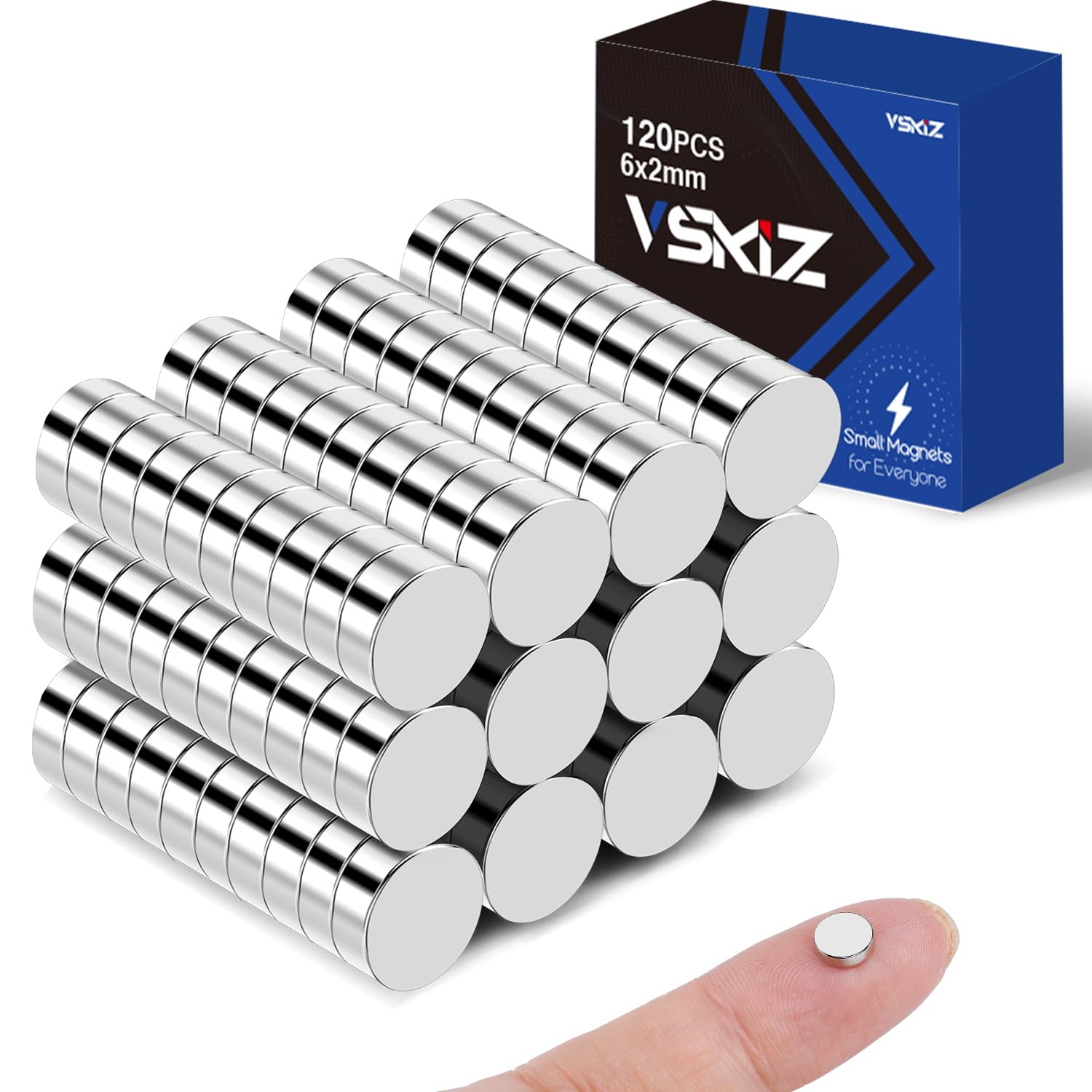 Iman - 120Pcs Small Magnets