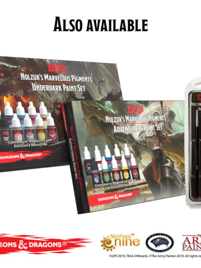 TAP - Warpaint: Paint Set: D&D 5th Edition- Nolzur’s Marvelous Pigments- The Monsters Paint Set