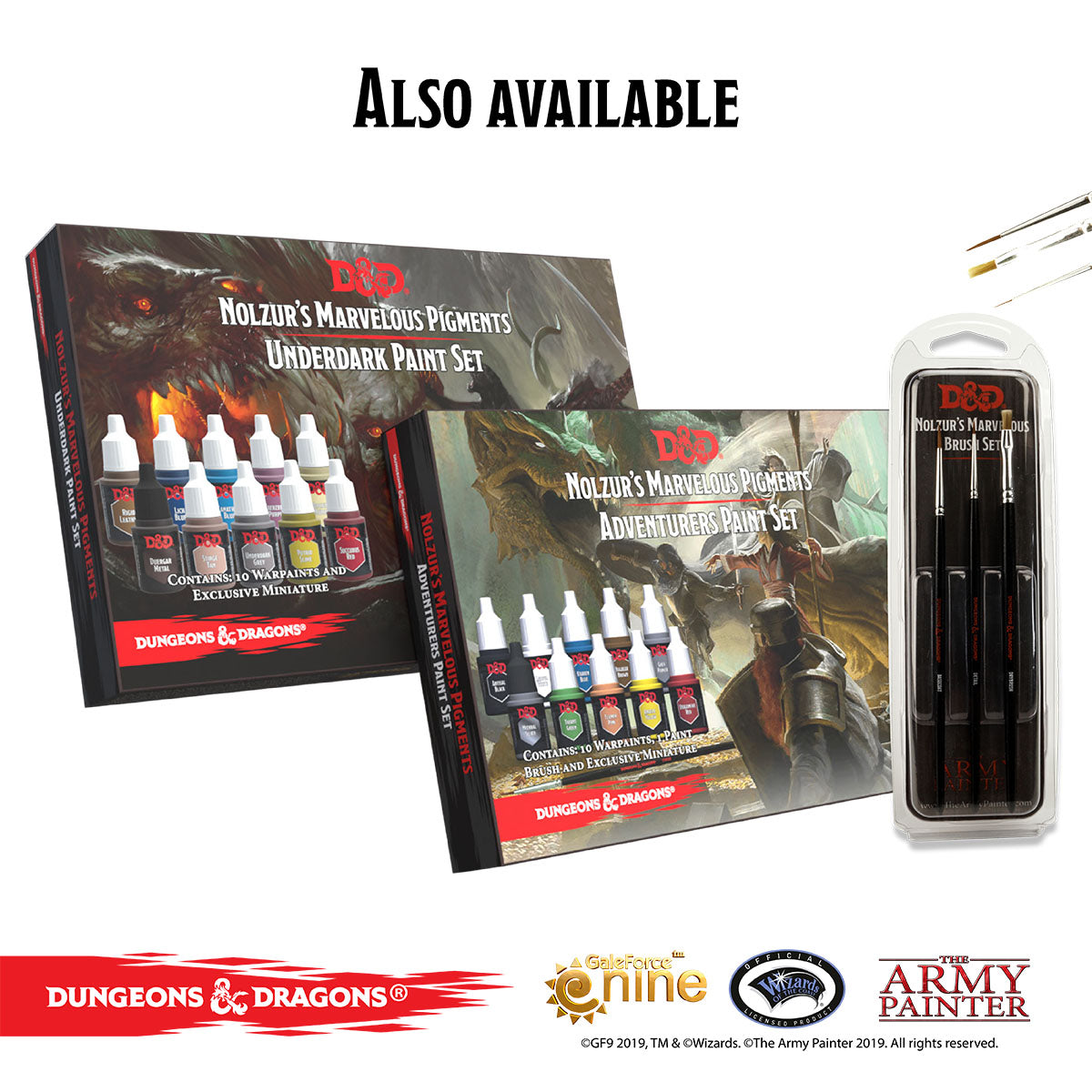 TAP - Warpaint: Paint Set: D&D 5th Edition- Nolzur’s Marvelous Pigments- The Monsters Paint Set