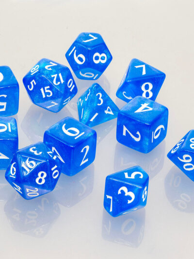 UP - 11 dice set - Eclipse/ Pacific Blue