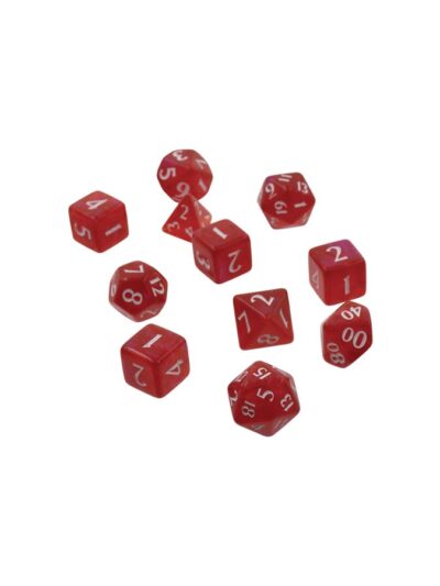 UP - 11 dice set - Eclipse/ Apple Red