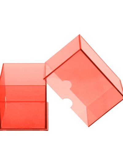 UP - Deckbox 2 Pieces 100+ Eclipse Apple Red/Pumpkin Orange