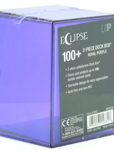 UP - Deckbox 2 Pieces 100+ Eclipse Royal Purple/Hot Pink
